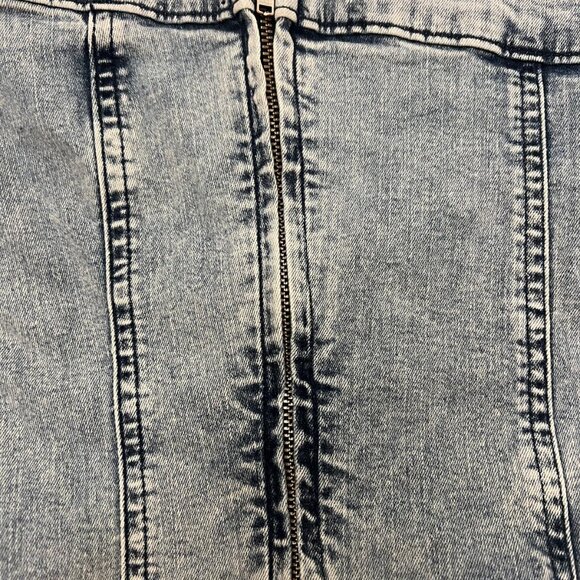 My Jewellery Denim Crop Top Size M - Picture 2 of 4